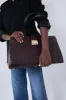 Brown Croc Murphy Tote sold by Tuckernuck