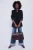Brown Croc Murphy Tote sold by Tuckernuck