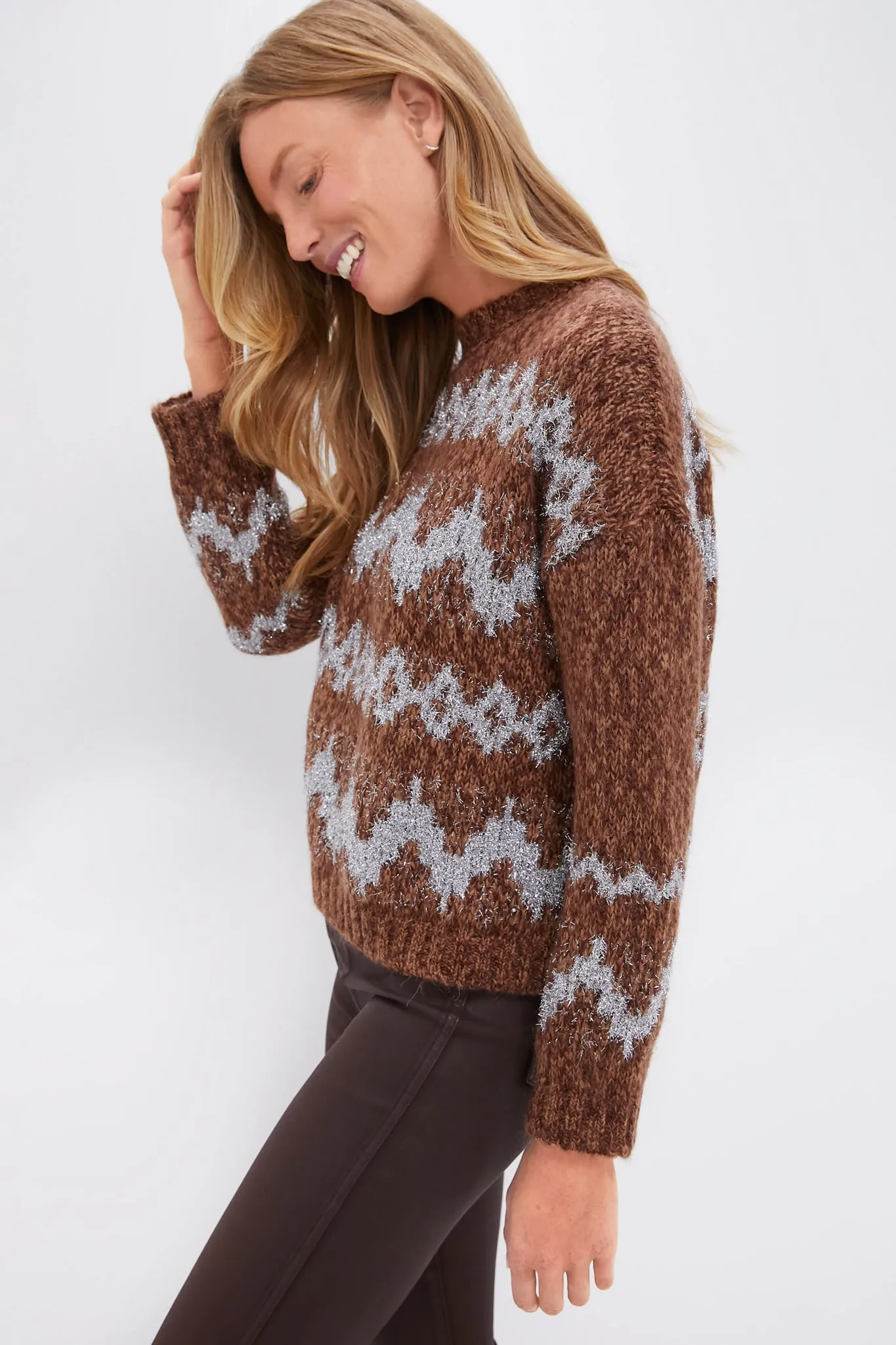 Tobacco Yen Sweater sold by Tuckernuck product image thumbnail 3