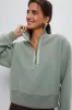 Lily Pad Roselle Half Zip Fleece sold by Tuckernuck