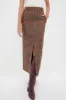 Camel and Black Maxine Skirt sold by Tuckernuck