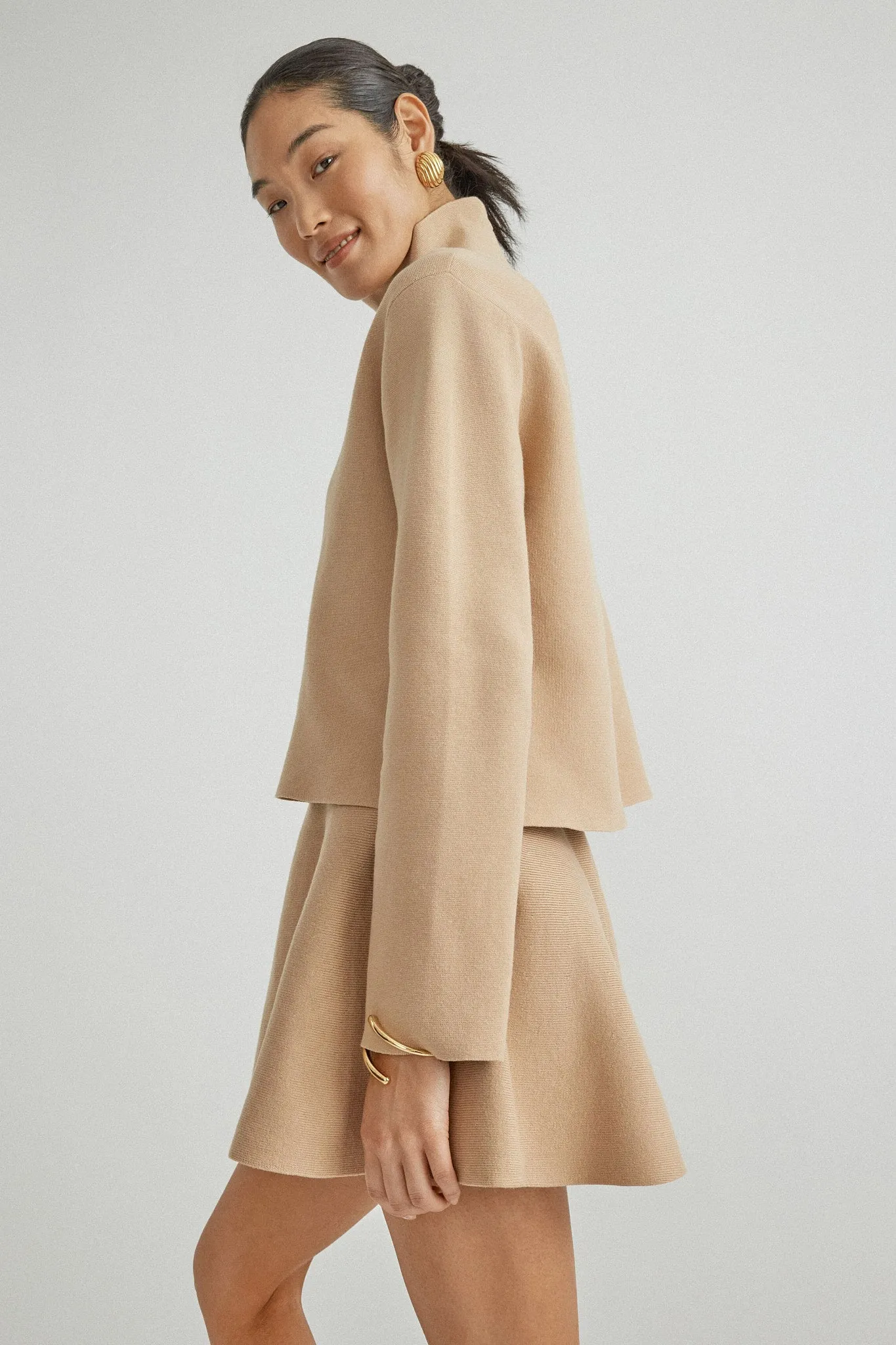 Camel Knit Cate Skirt sold by Tuckernuck product image thumbnail 2