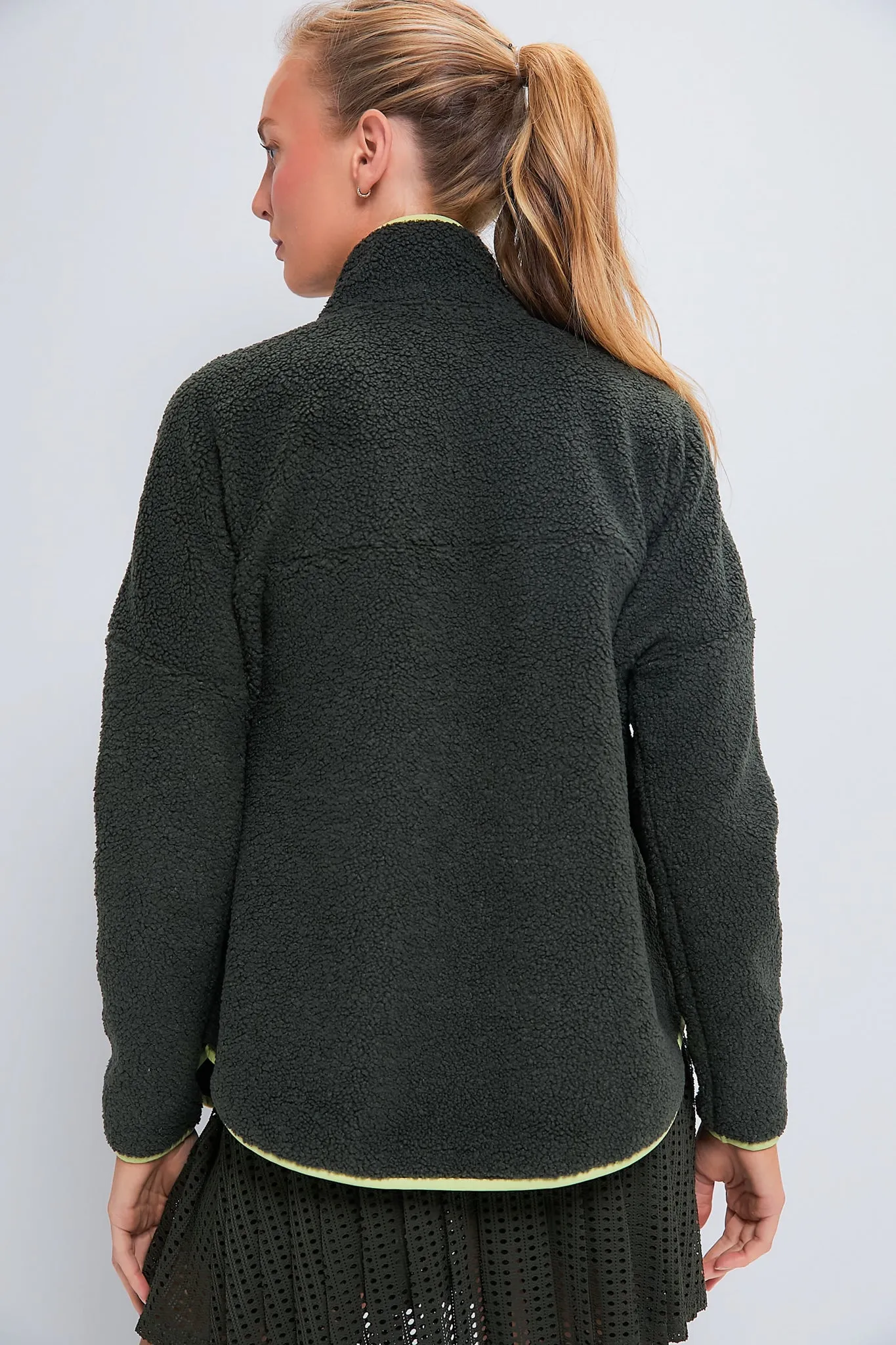 Army Green Fleece Cady Quarter Zip sold by Tuckernuck product image thumbnail 5