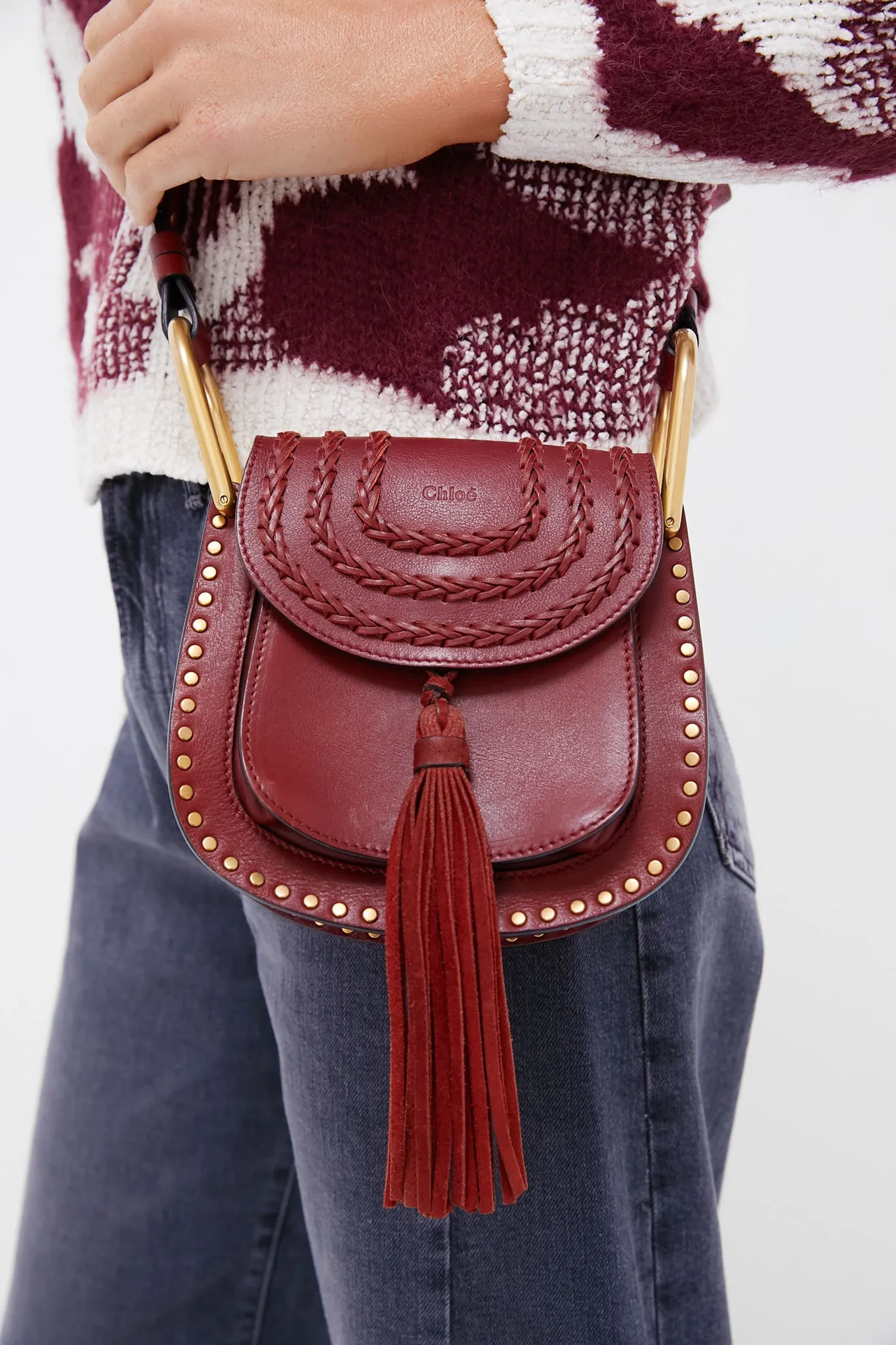 Chloe Whipstitch Leather Mini Hudson Handbag sold by Tuckernuck product image thumbnail 2