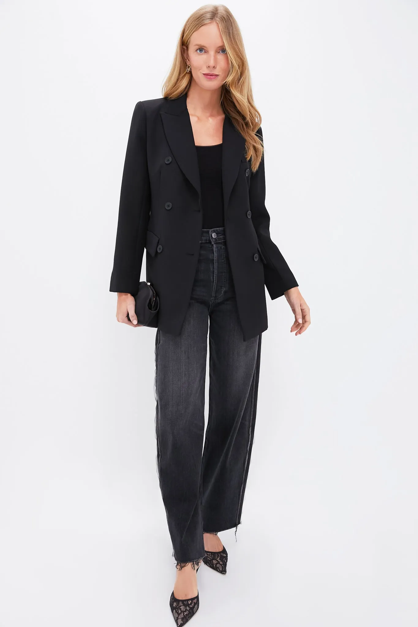 Black Sculpted Olivier Blazer sold by Tuckernuck product image thumbnail 2