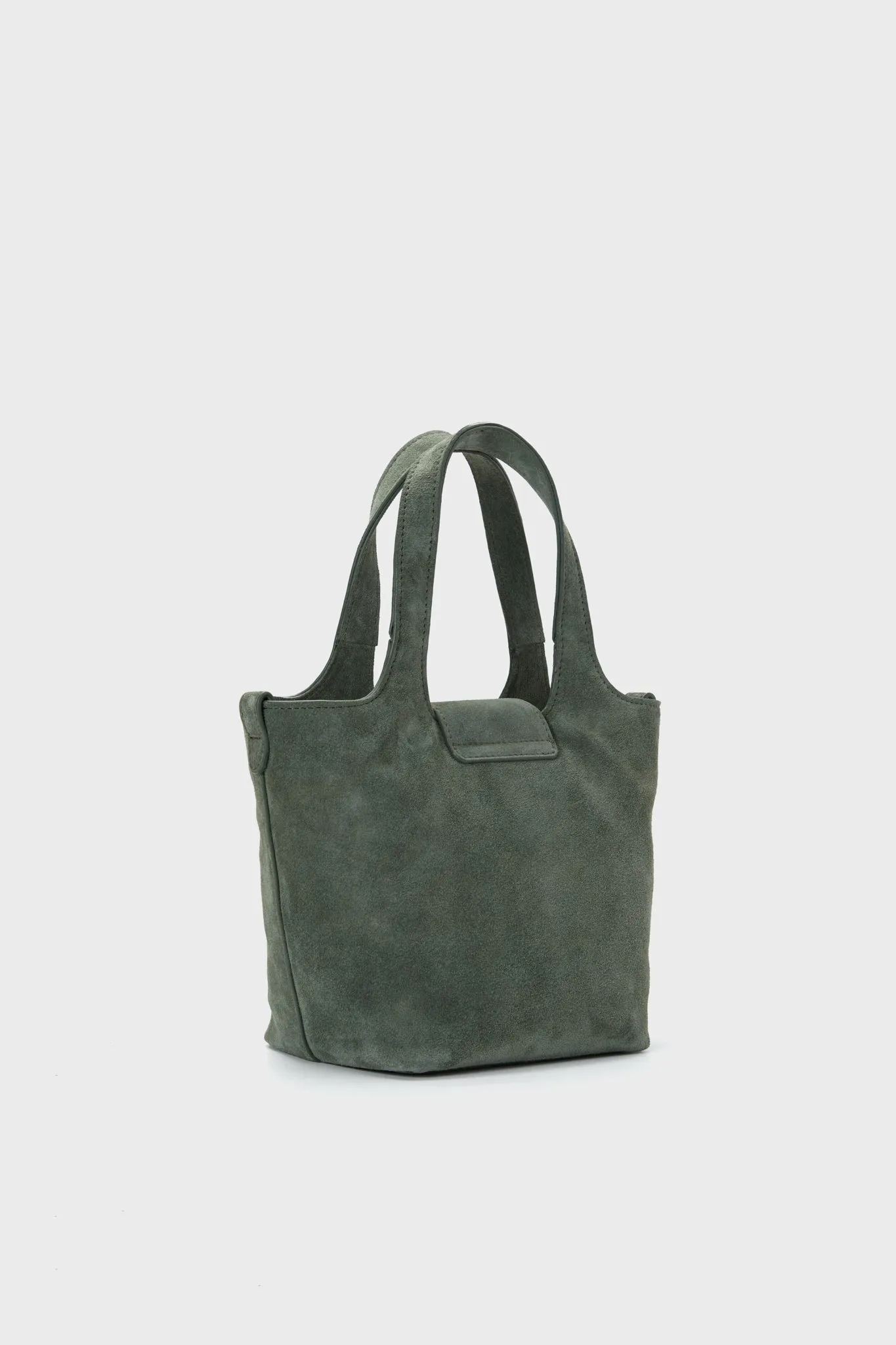 Green Suede Mini Market Tote sold by Tuckernuck product image thumbnail 5