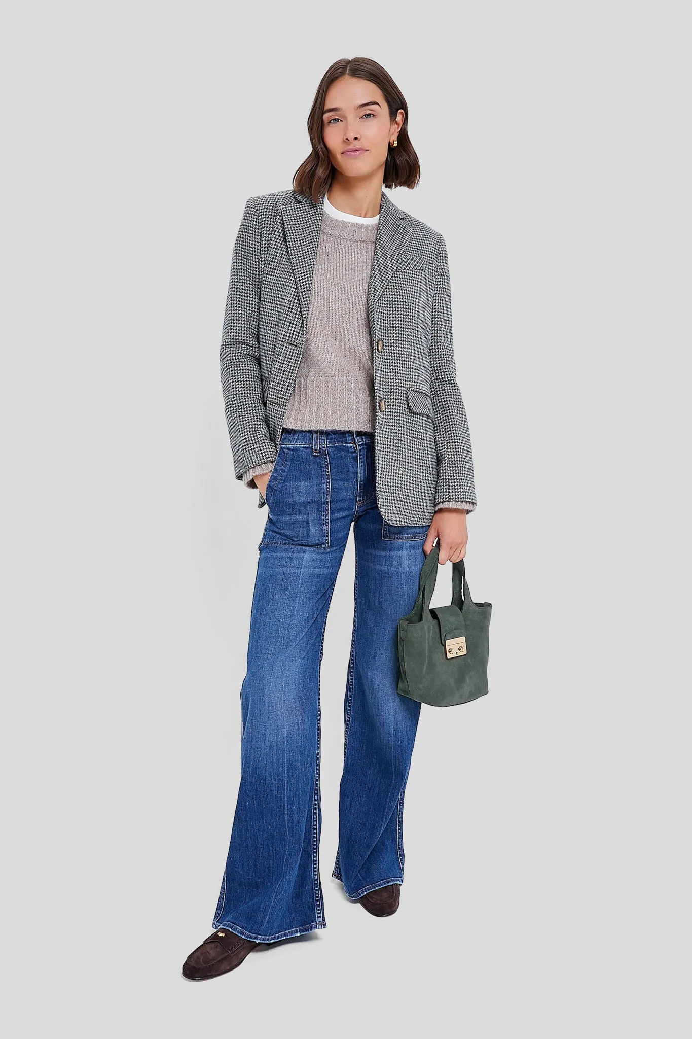 Green Suede Mini Market Tote sold by Tuckernuck product image thumbnail 4