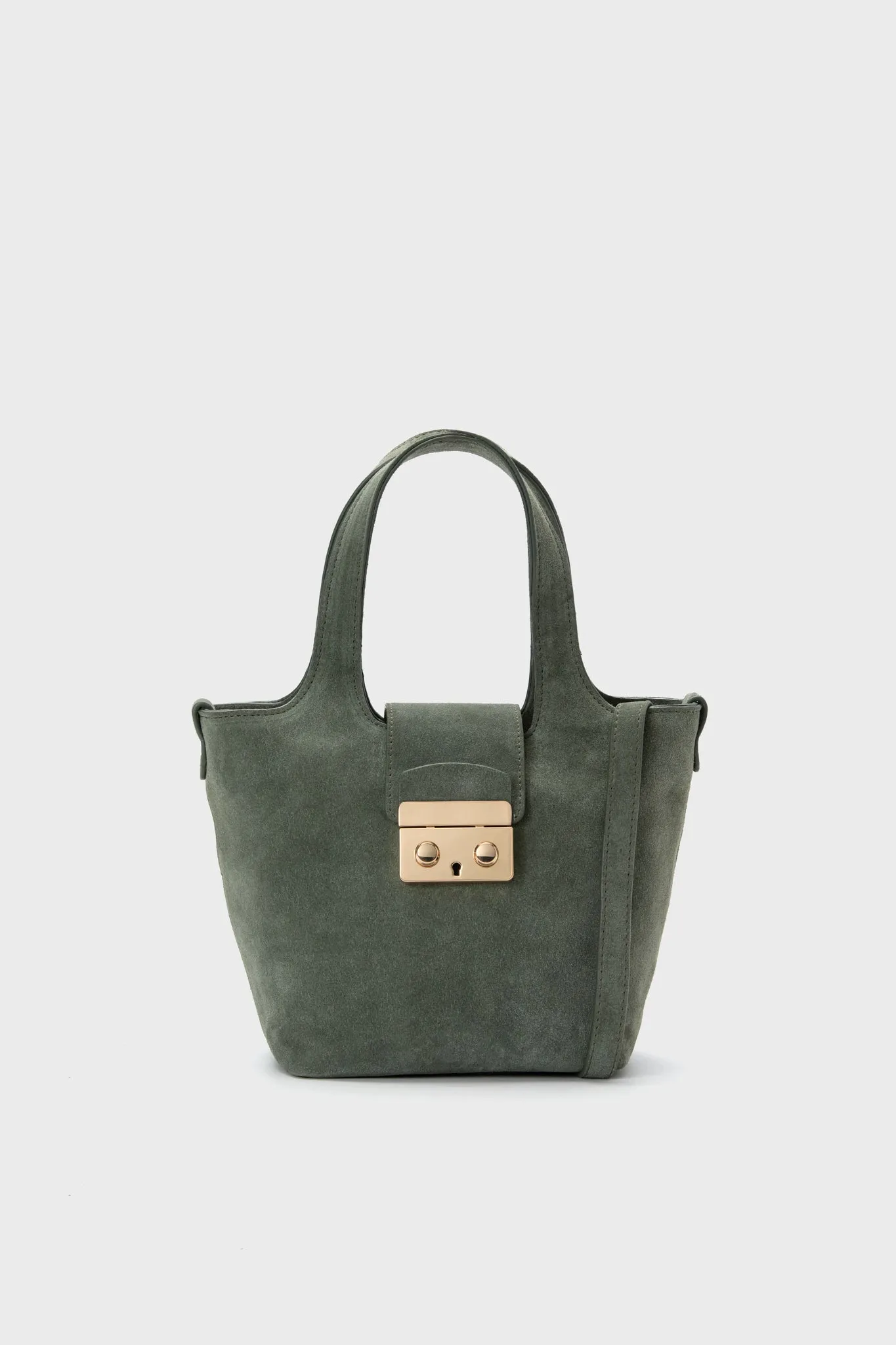 Green Suede Mini Market Tote sold by Tuckernuck