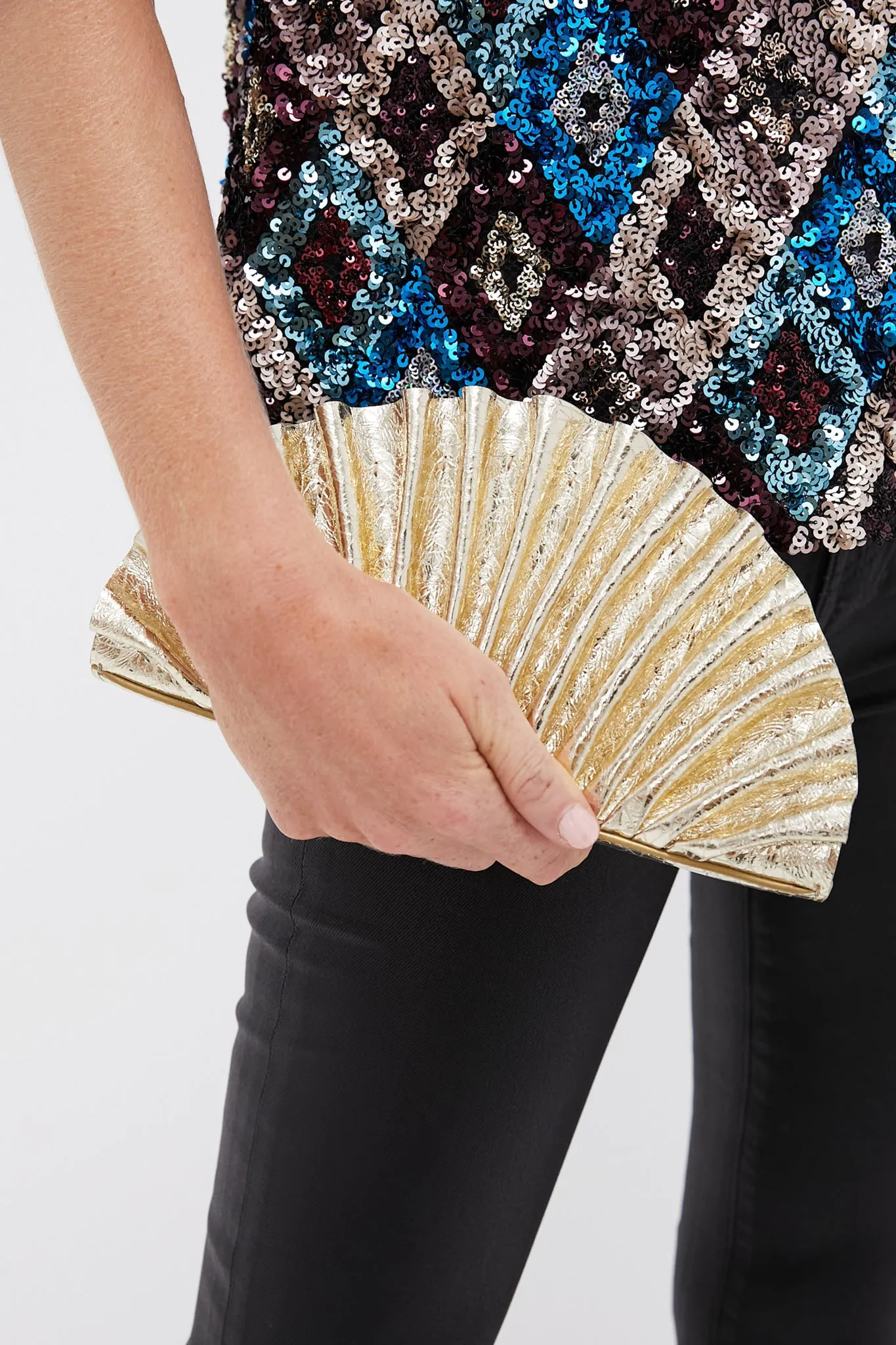 Bright Brass Mini Nala Clutch sold by Tuckernuck product image thumbnail 2