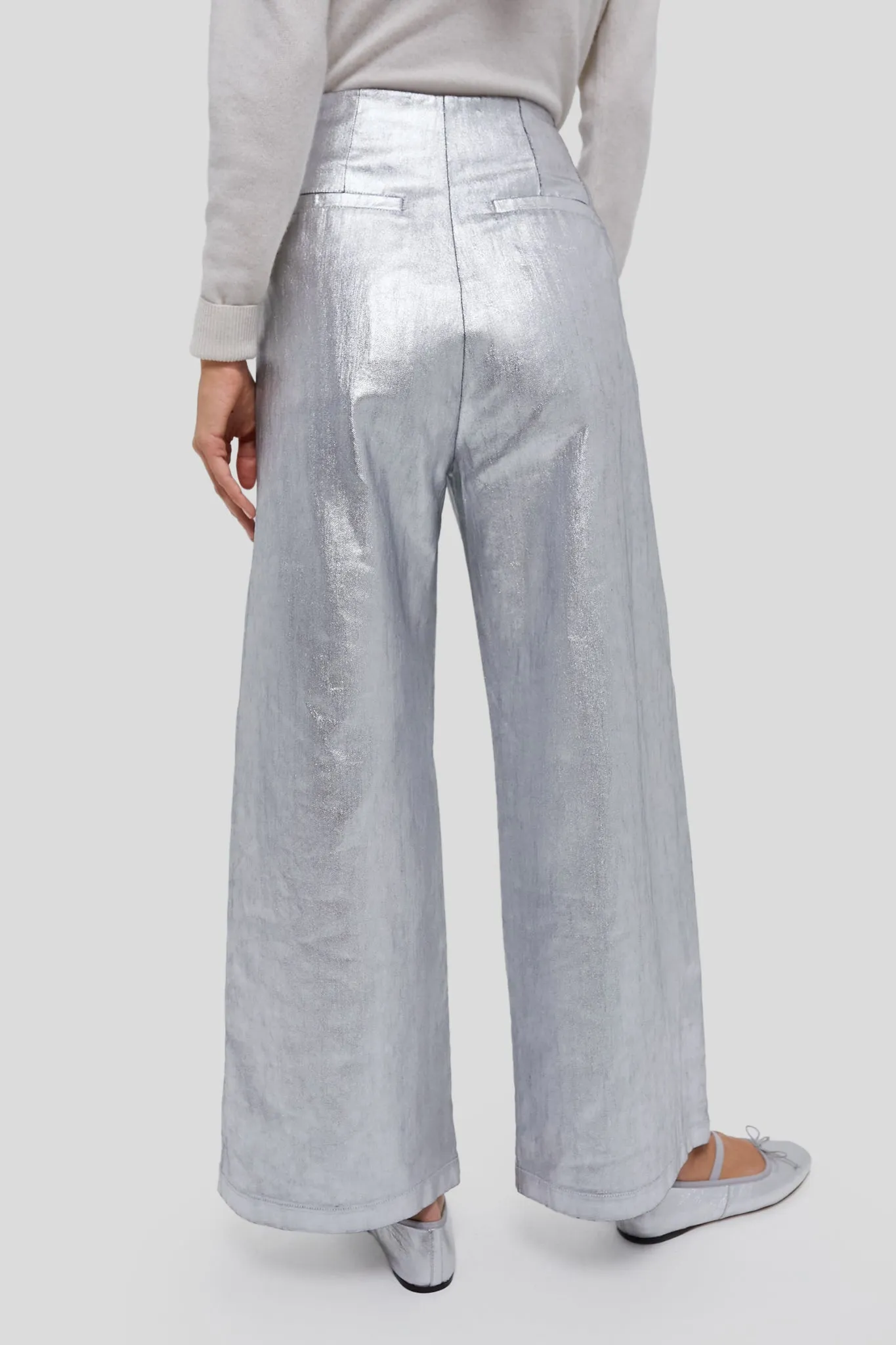 Silver The Sculpted Trouser sold by Tuckernuck product image thumbnail 4