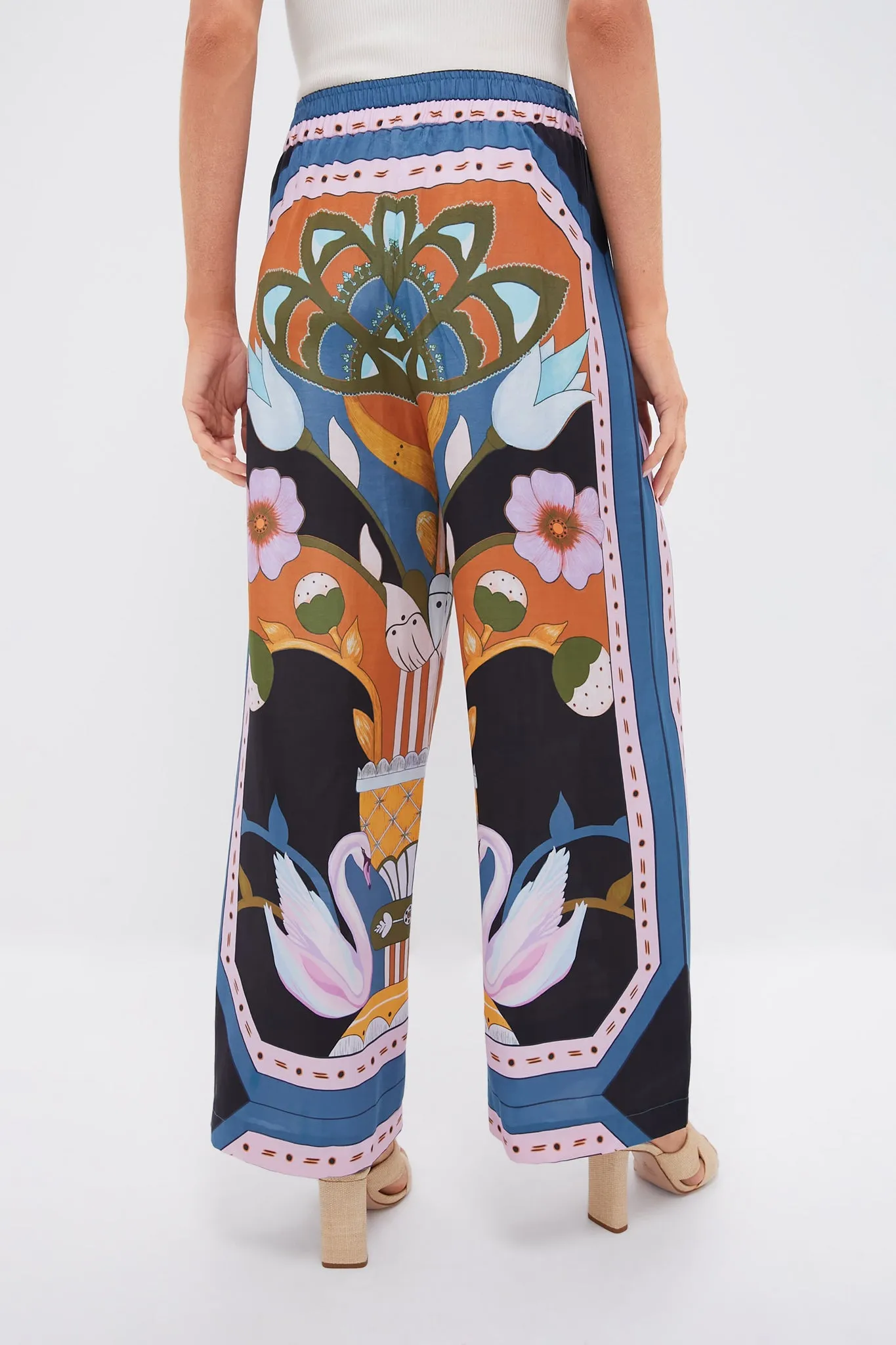 Black and Blue Multicolor Print Madison Pants sold by Tuckernuck product image thumbnail 4