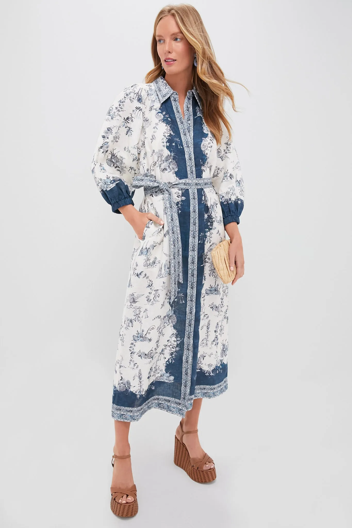 Cream Casa Shirtdress sold by Tuckernuck product image thumbnail 2