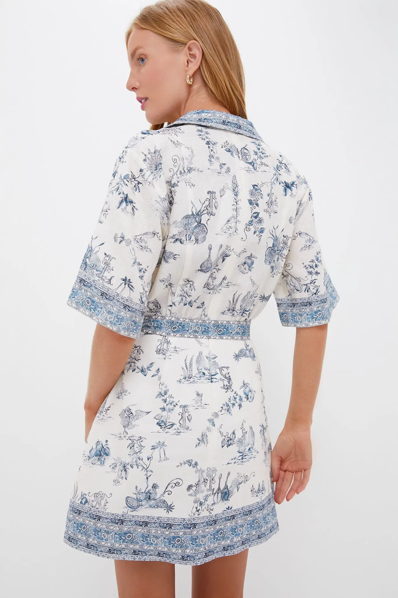 Cream Casa Mini Dress sold by Tuckernuck product image thumbnail 4