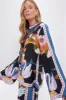 Black and Blue Multicolor Print Tess Top sold by Tuckernuck