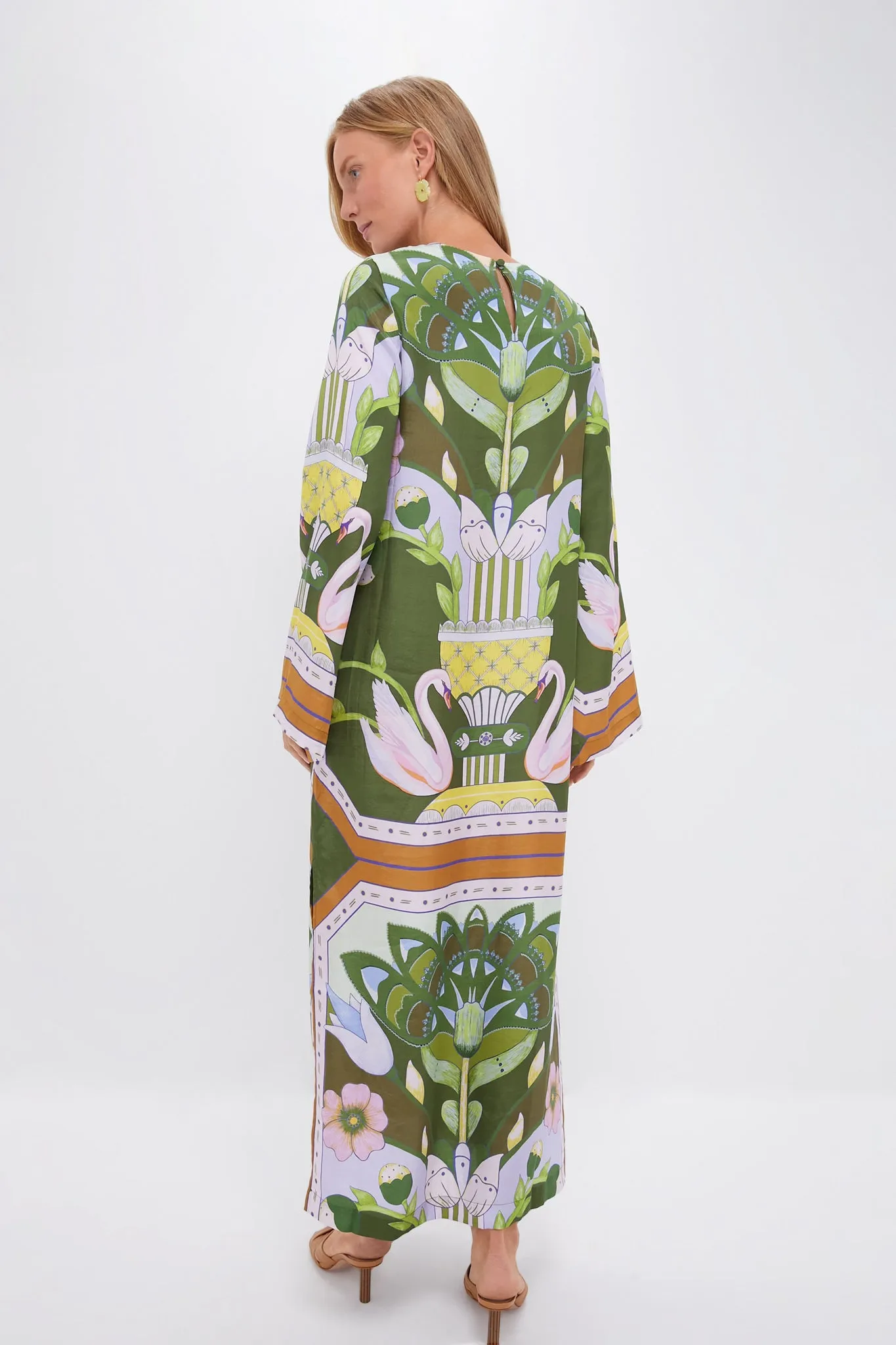 Green Multicolor Print Lilian Dress sold by Tuckernuck product image thumbnail 4