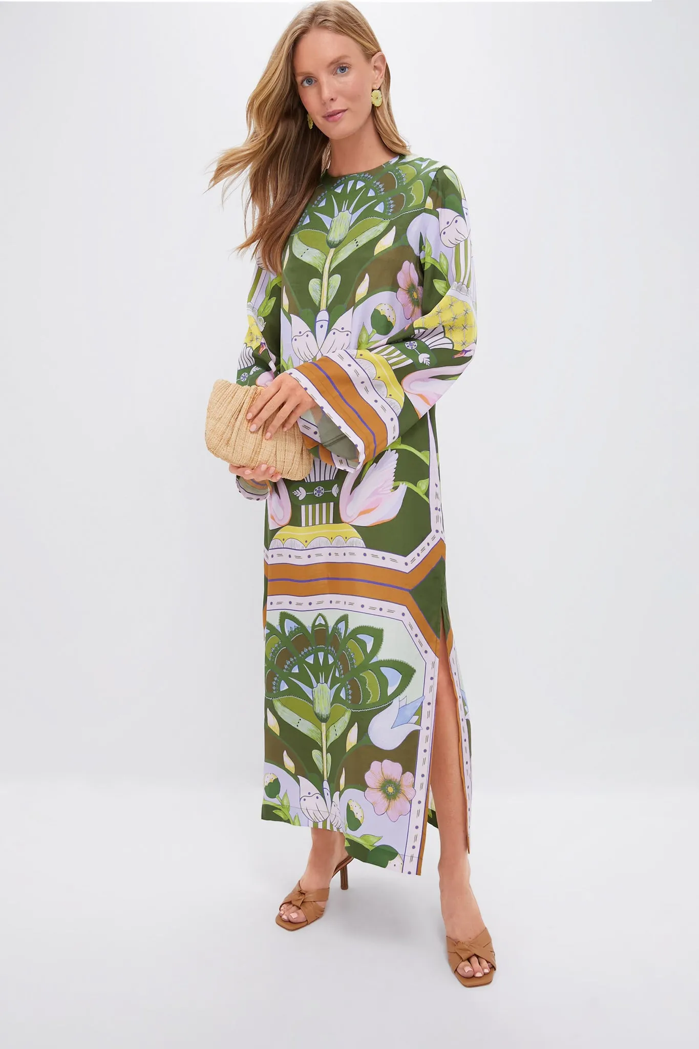 Green Multicolor Print Lilian Dress sold by Tuckernuck product image thumbnail 2