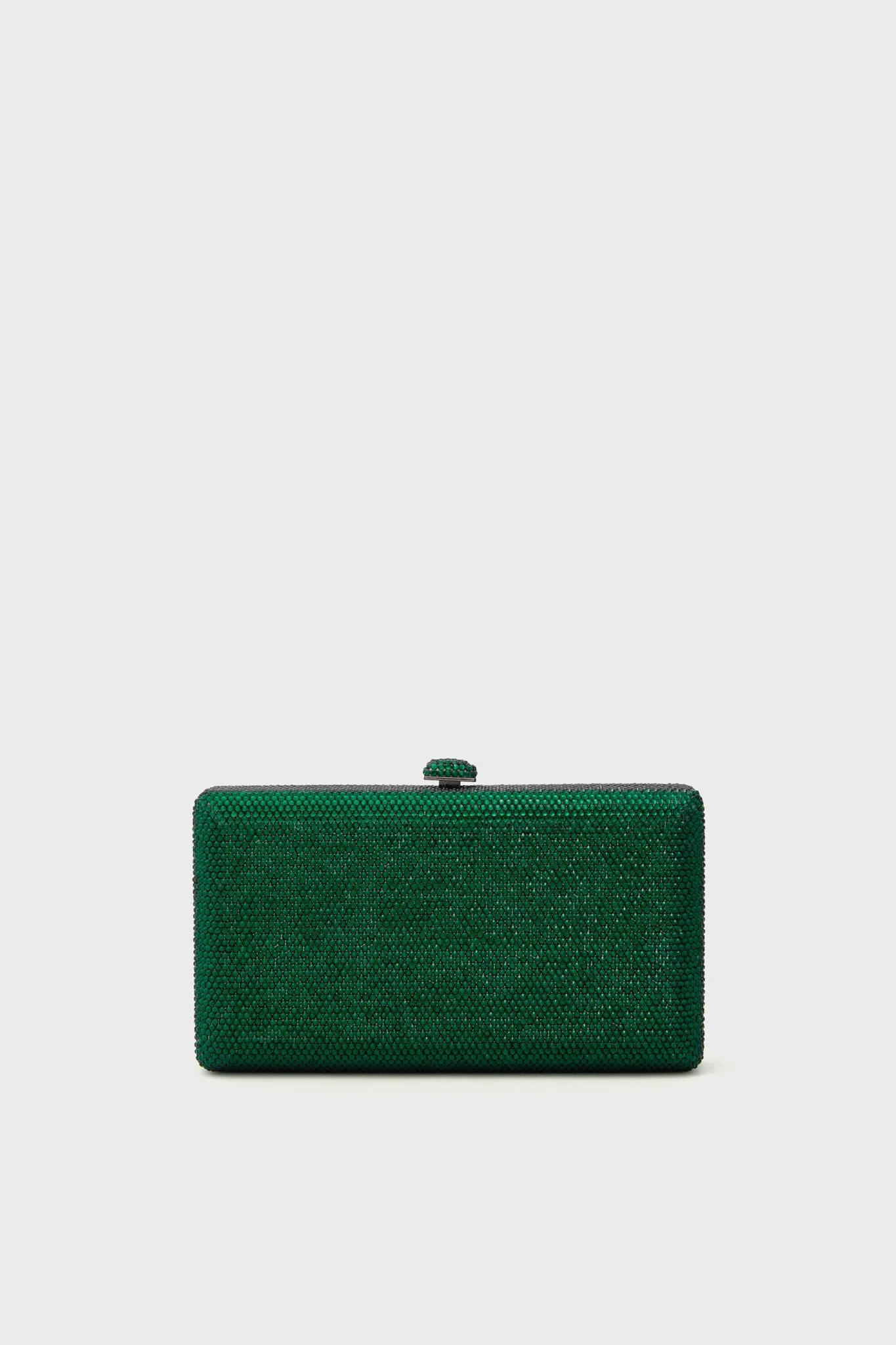 Emerald Green Embellished Crystal Clutch sold by Tuckernuck