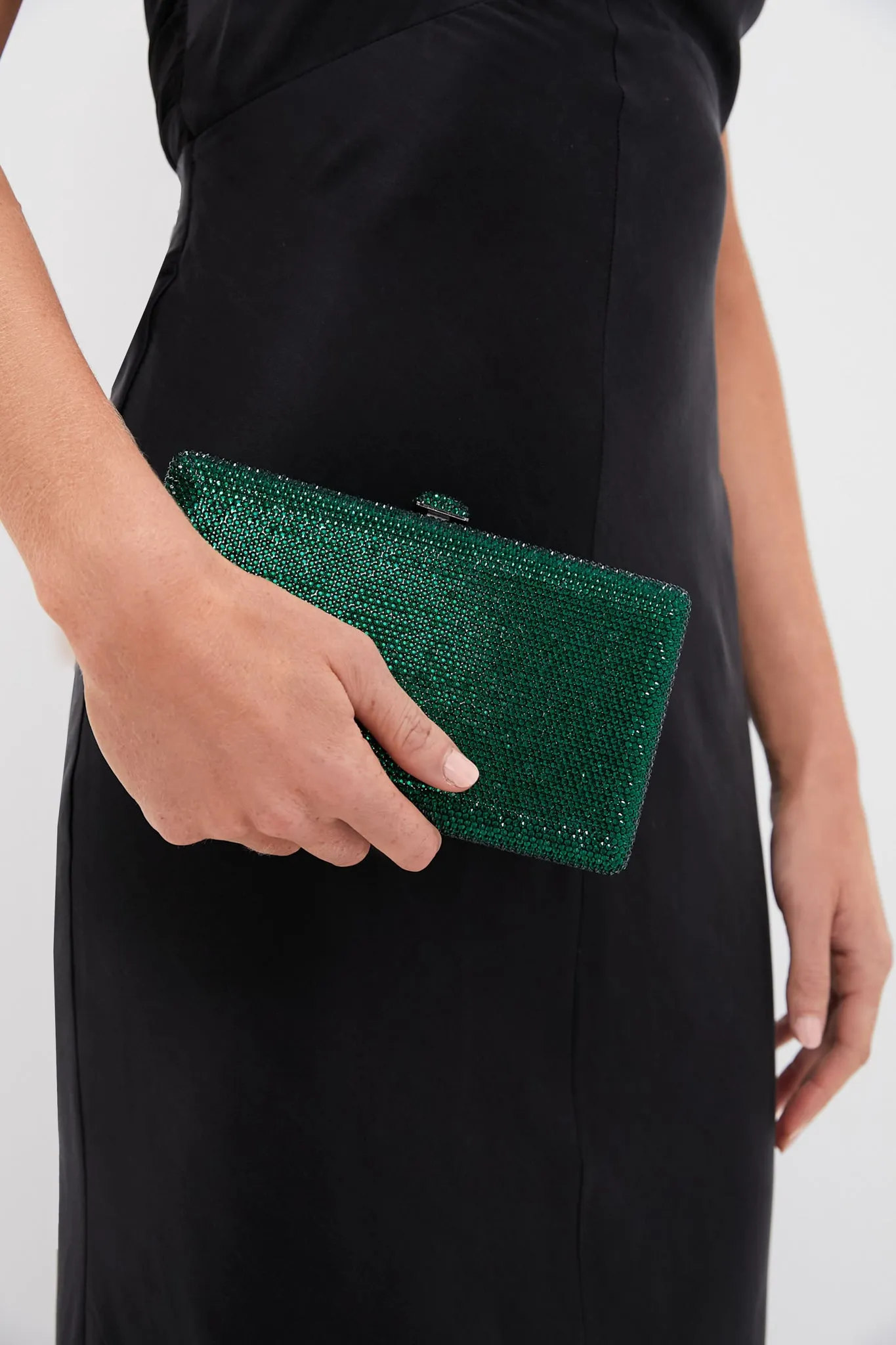 Emerald Green Embellished Crystal Clutch sold by Tuckernuck product image thumbnail 2