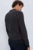 Charcoal Birdseye Marl Donegal Crew Sweater sold by Tuckernuck
