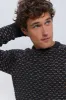 Charcoal Birdseye Marl Donegal Crew Sweater sold by Tuckernuck