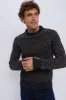Charcoal Birdseye Marl Donegal Crew Sweater sold by Tuckernuck