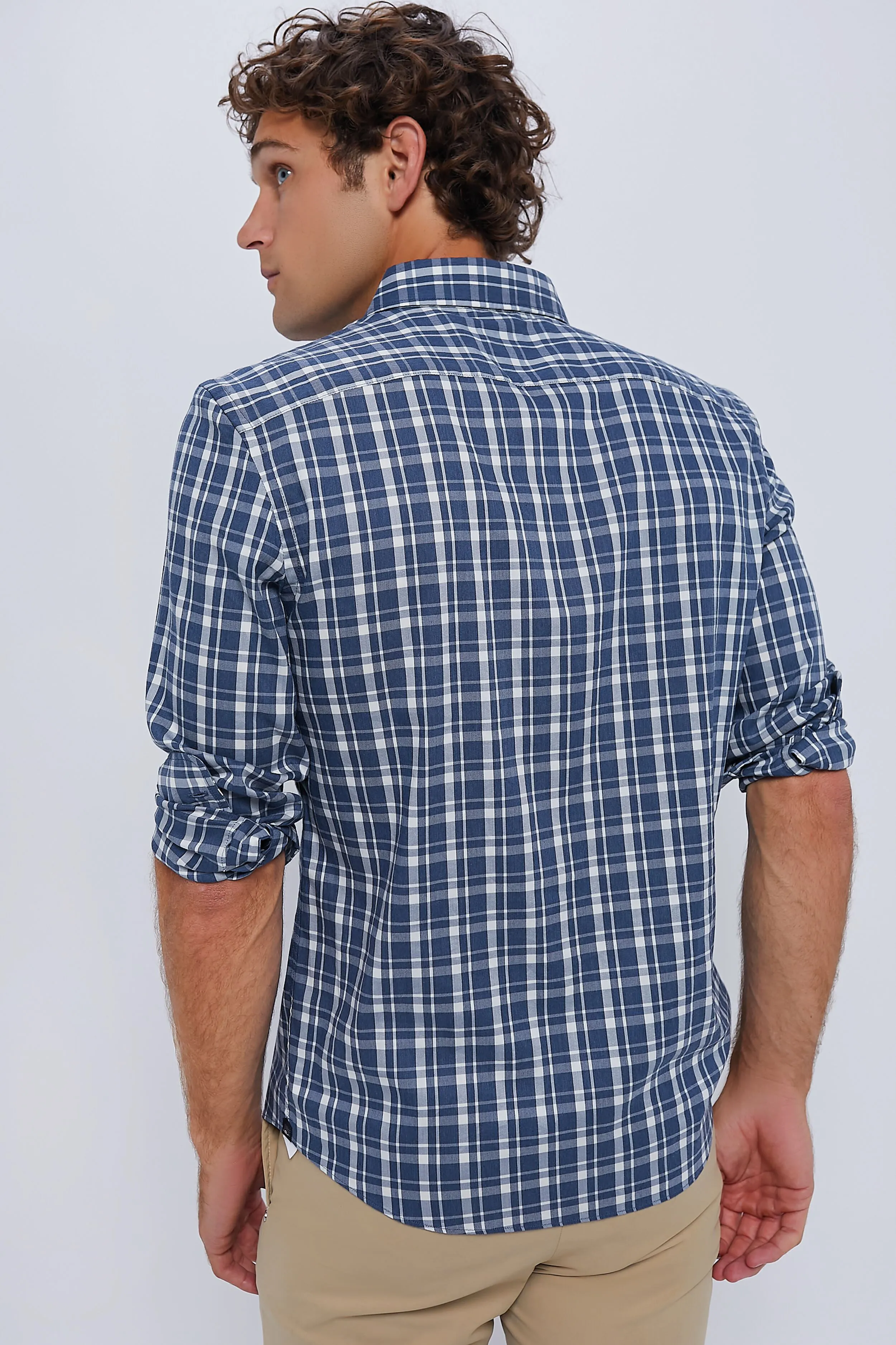Starry Sky Plaid Movement Shirt sold by Tuckernuck product image thumbnail 3