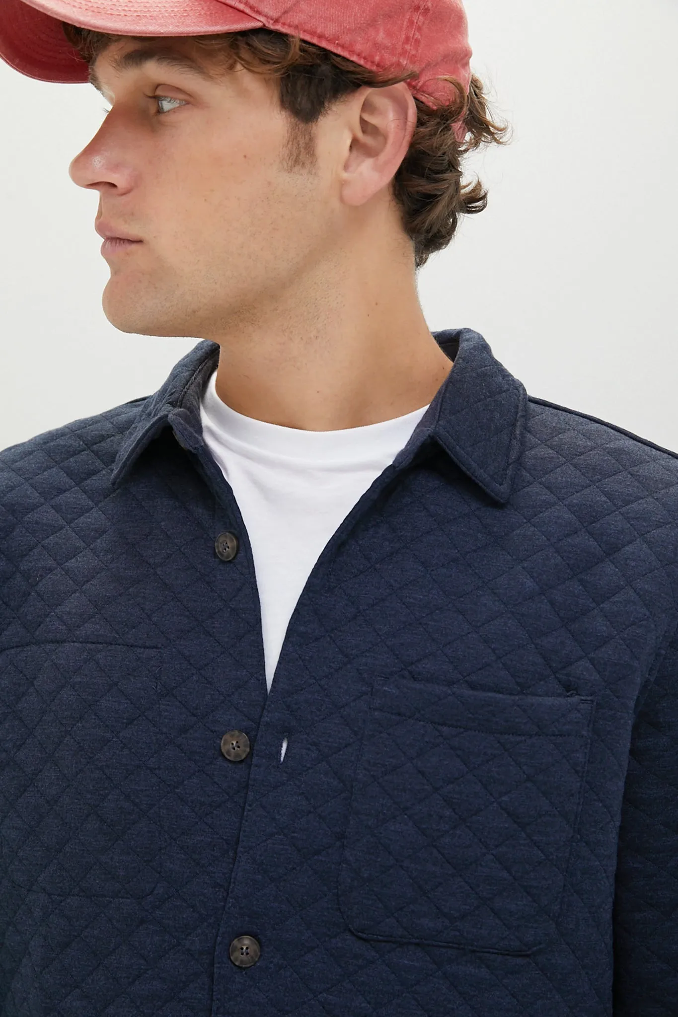 Navy Heavyweight Corbet Overshirt sold by Tuckernuck product image thumbnail 5