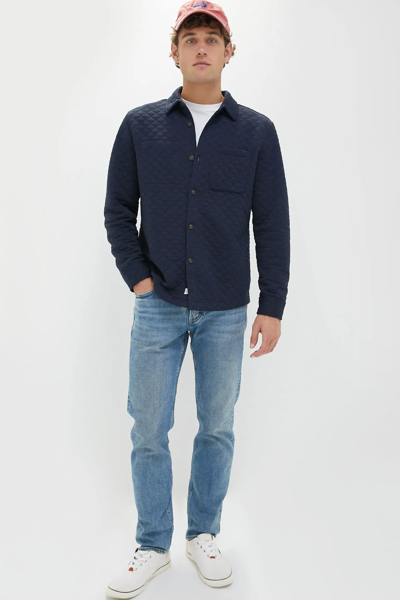 Navy Heavyweight Corbet Overshirt sold by Tuckernuck product image thumbnail 2