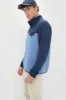 Navy Mid Blue Colorblock Corbet Pullover sold by Tuckernuck