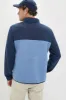 Navy Mid Blue Colorblock Corbet Pullover sold by Tuckernuck