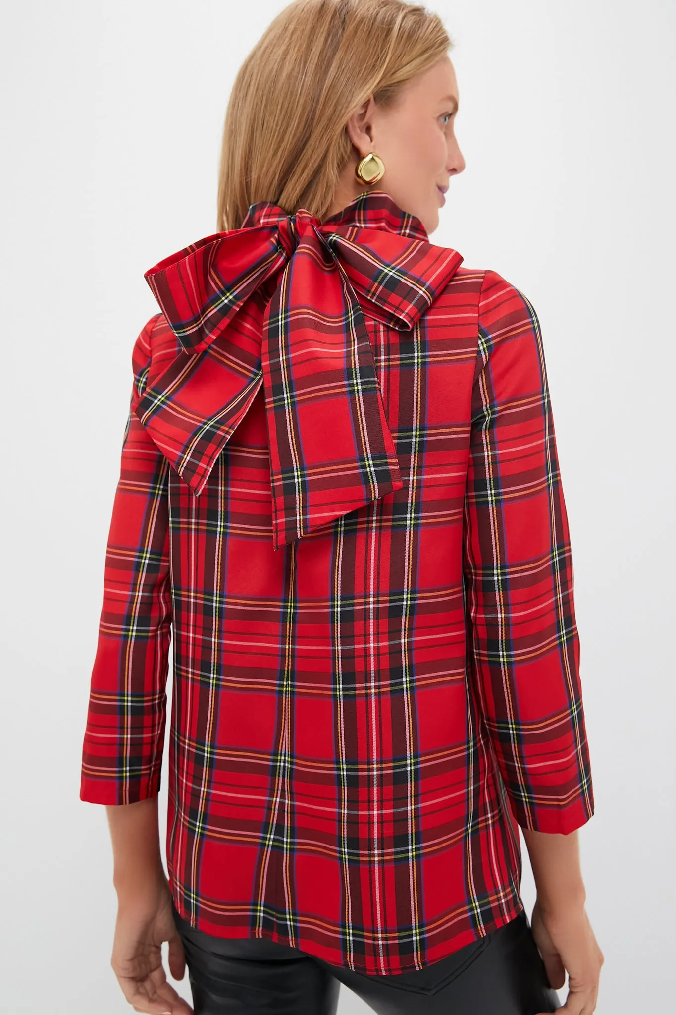 Royal Stewart Tartan Faye Blouse sold by Tuckernuck product image thumbnail 4