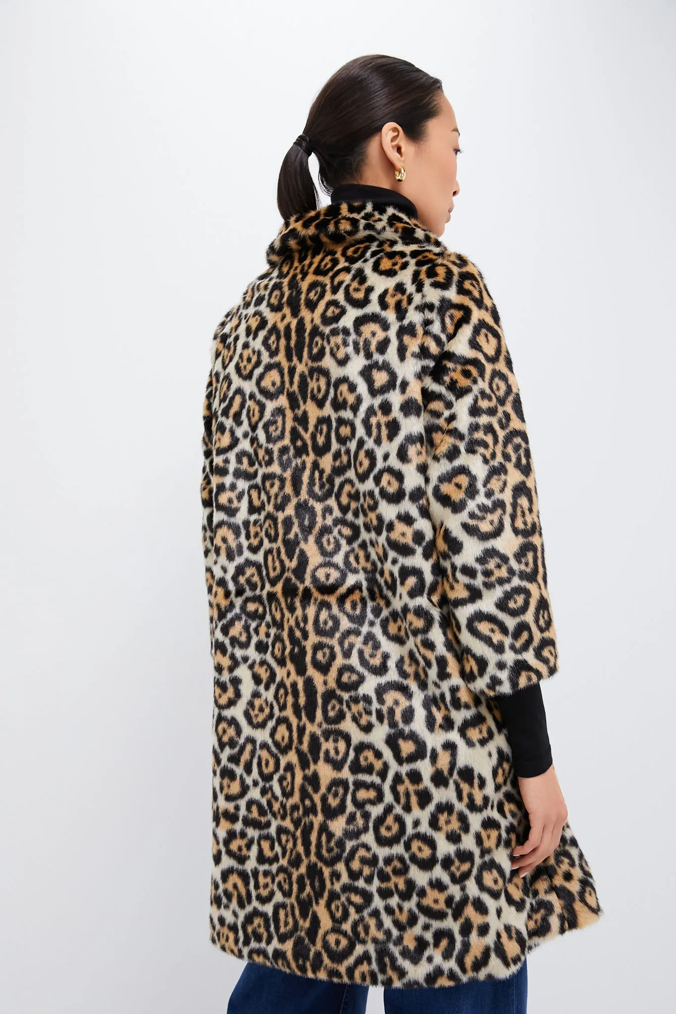 Leopard Vegan Fur Coat sold by Tuckernuck product image thumbnail 4