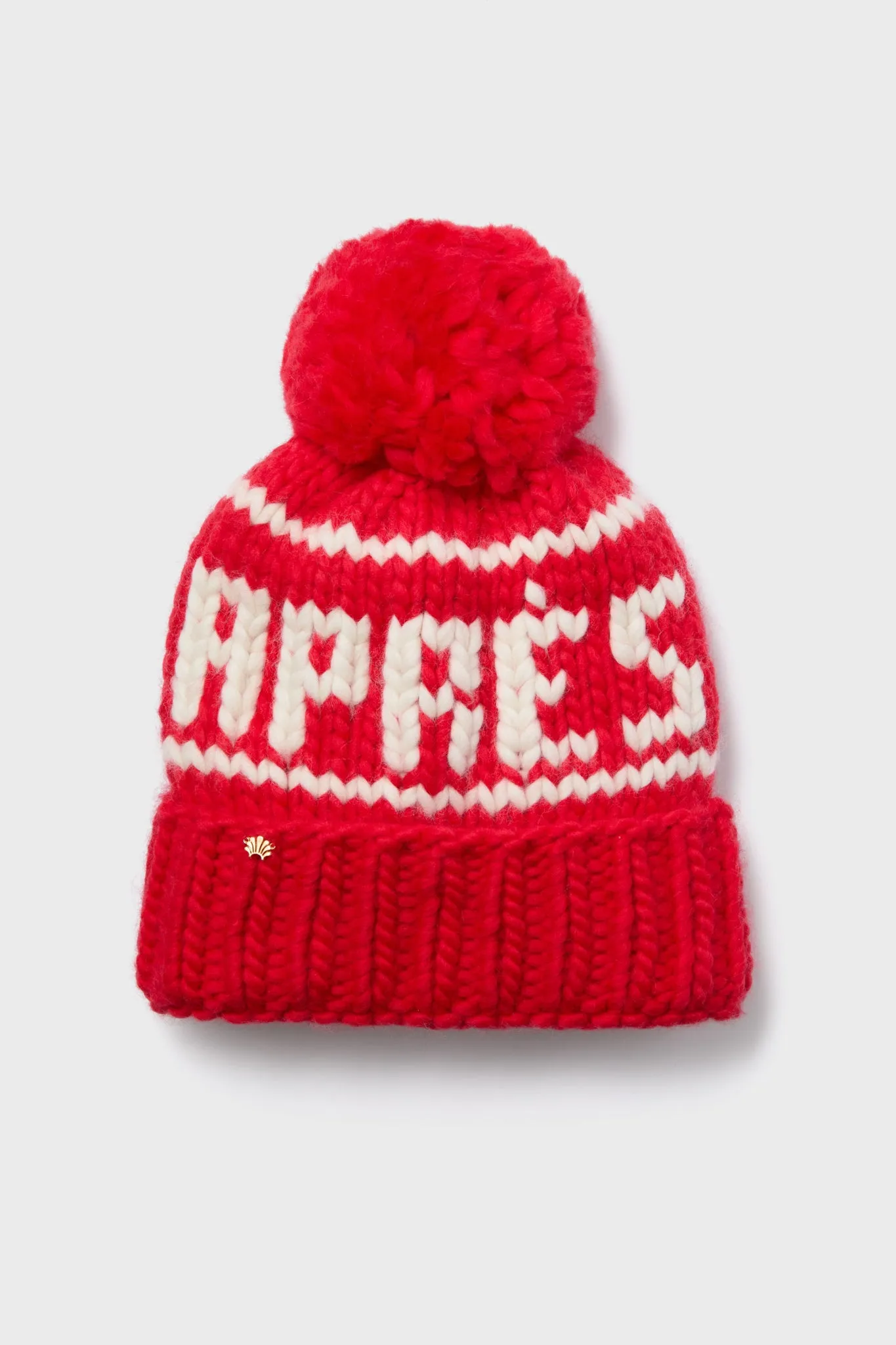 Exclusive Red Hot Apres Beanie sold by Tuckernuck