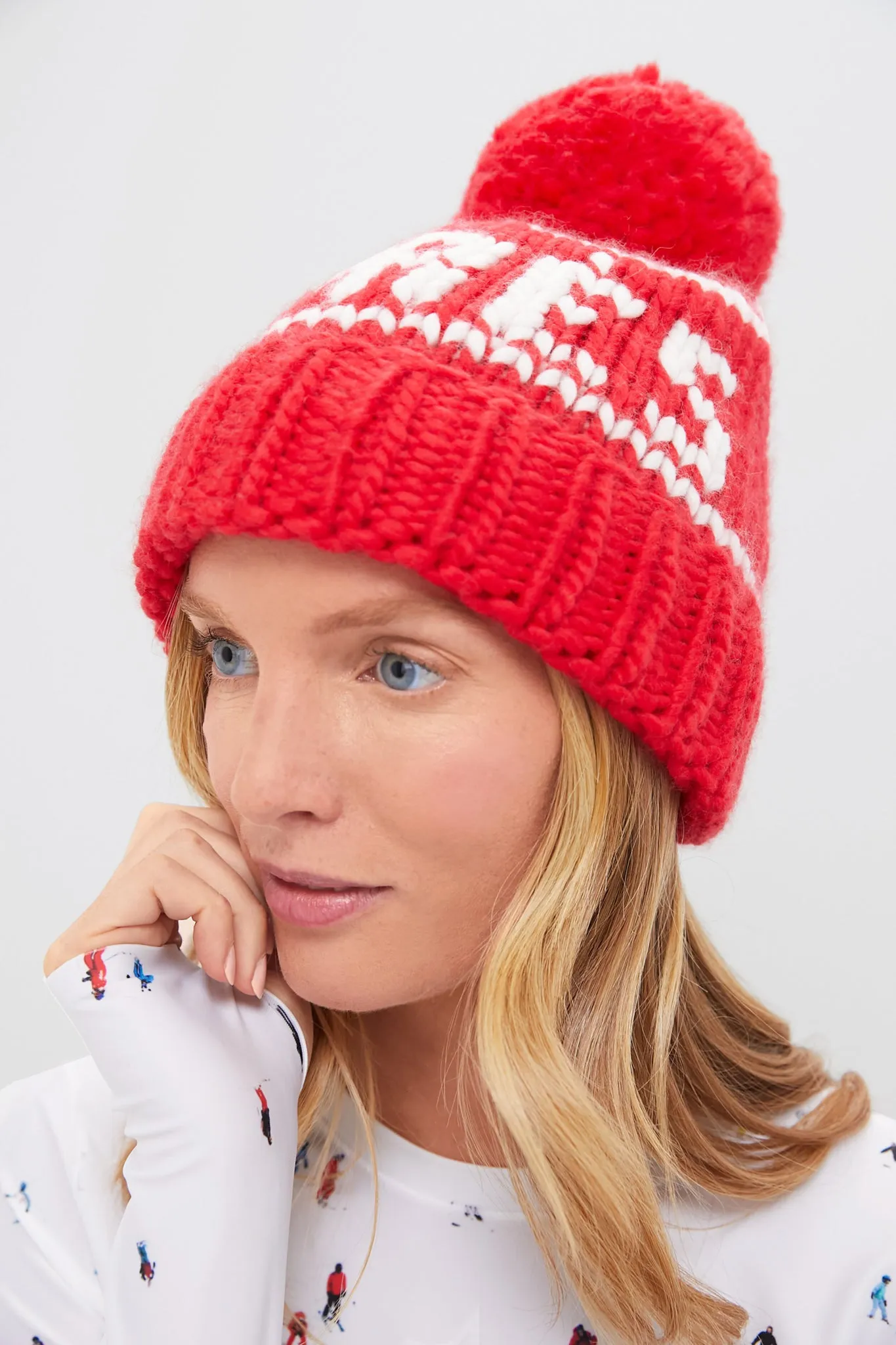Exclusive Red Hot Apres Beanie sold by Tuckernuck product image thumbnail 2
