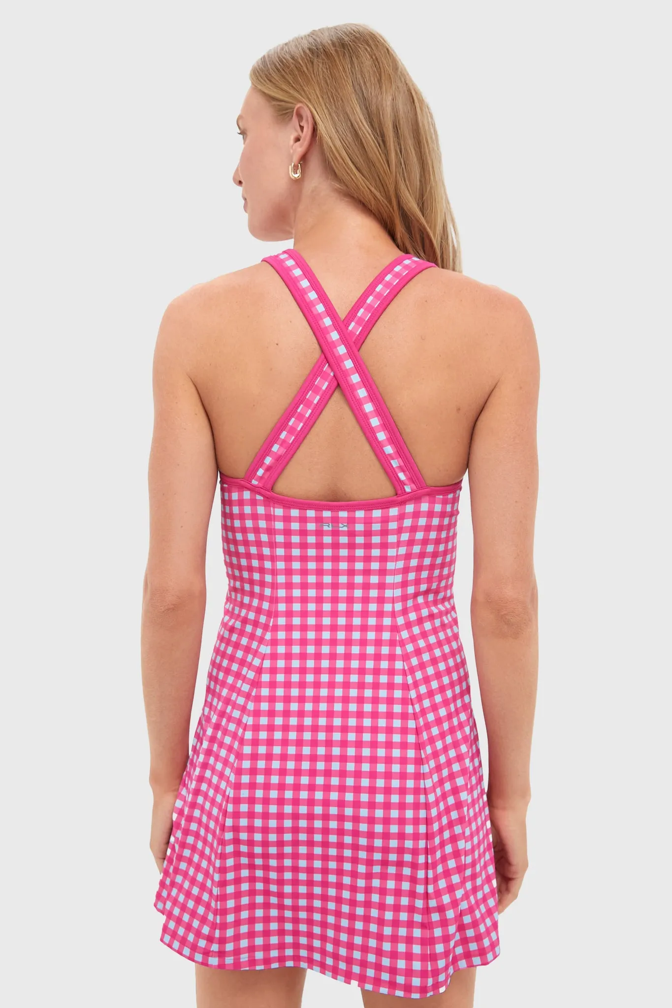 Gingham Sleeveless Dry Wick Tennis Dress sold by Tuckernuck product image thumbnail 4