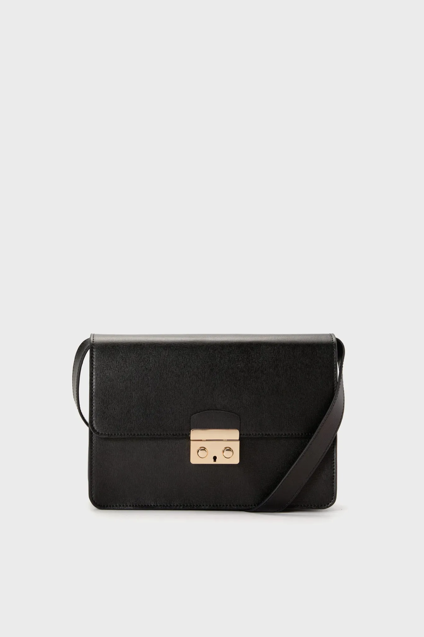 Black Saffiano Leather Anderson Crossbody sold by Tuckernuck