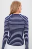 Refined Navy Long Sleeve Soft Pima Stretch Knit T Shirt sold by Tuckernuck