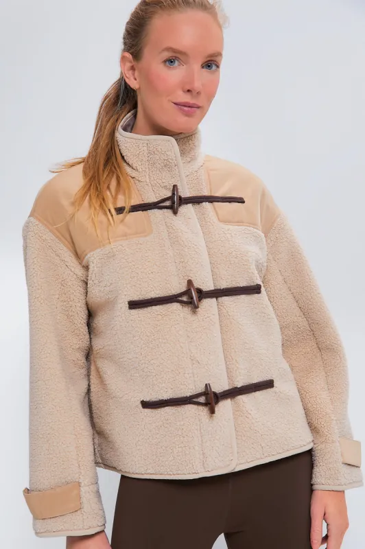 Brown Keaton Toggle Jacket made by Tuckernuck