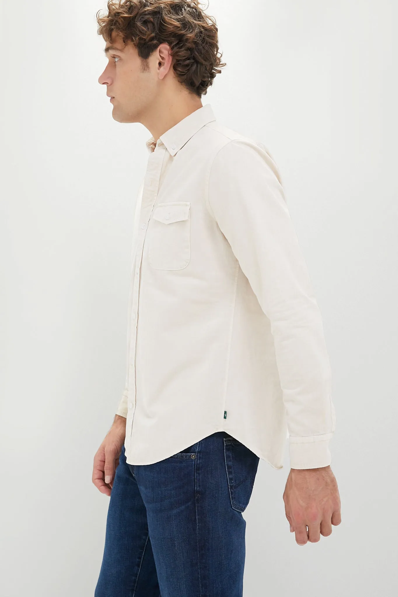 Sandstone Washed Denim Shirt sold by Tuckernuck product image thumbnail 3