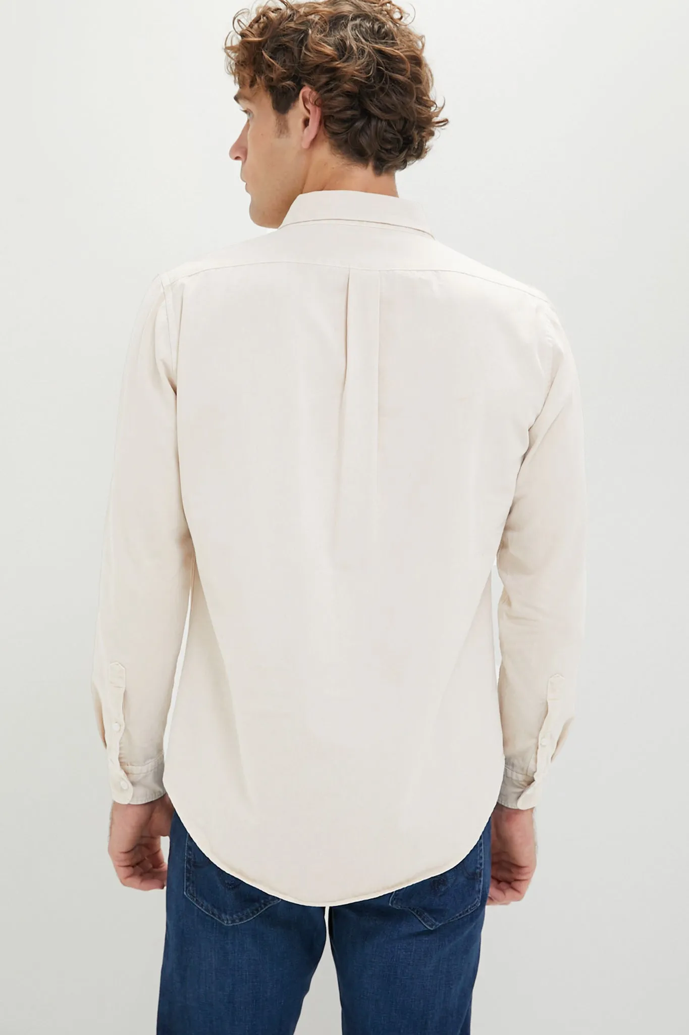 Sandstone Washed Denim Shirt sold by Tuckernuck product image thumbnail 4