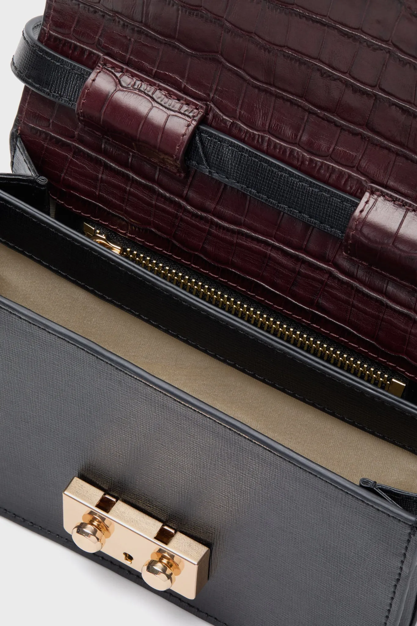 Mixed Leather Mini Anderson Crossbody sold by Tuckernuck product image thumbnail 4