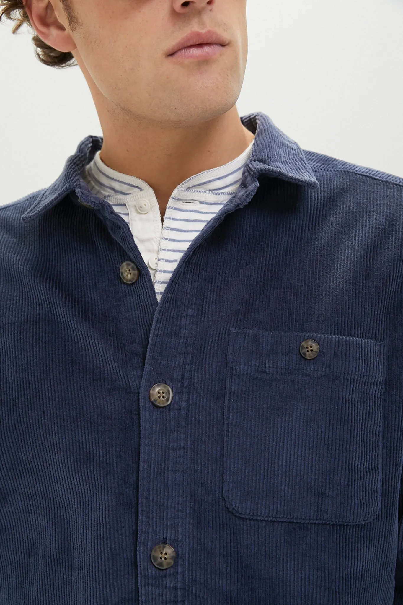 Mood Indigo Max Broken in Overshirt sold by Tuckernuck product image thumbnail 5