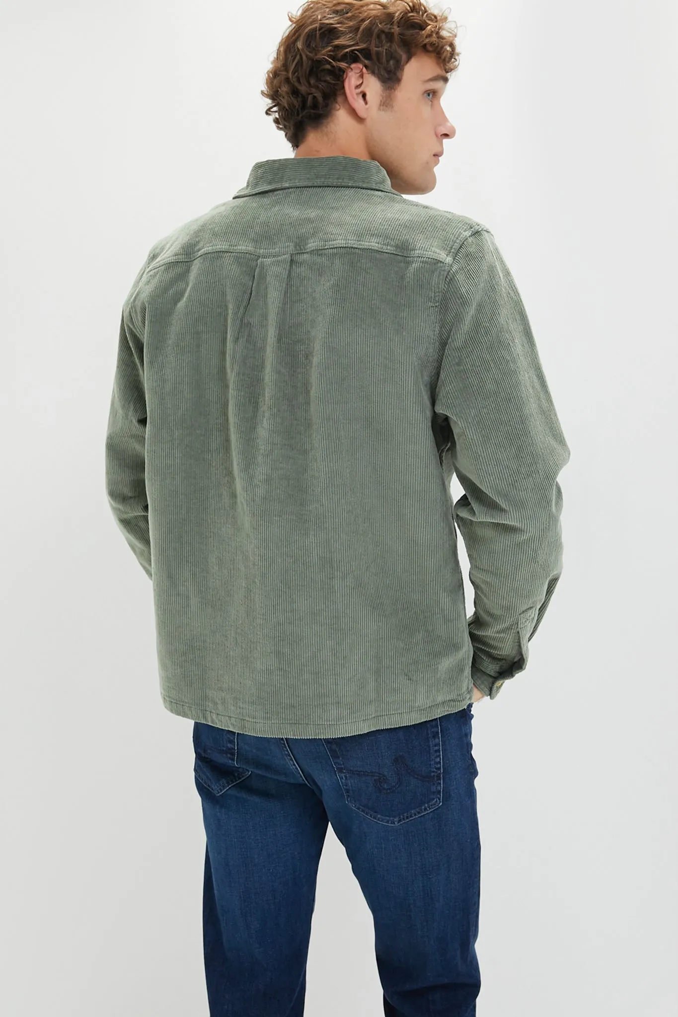 Mallard Green Max Broken in Overshirt sold by Tuckernuck product image thumbnail 4