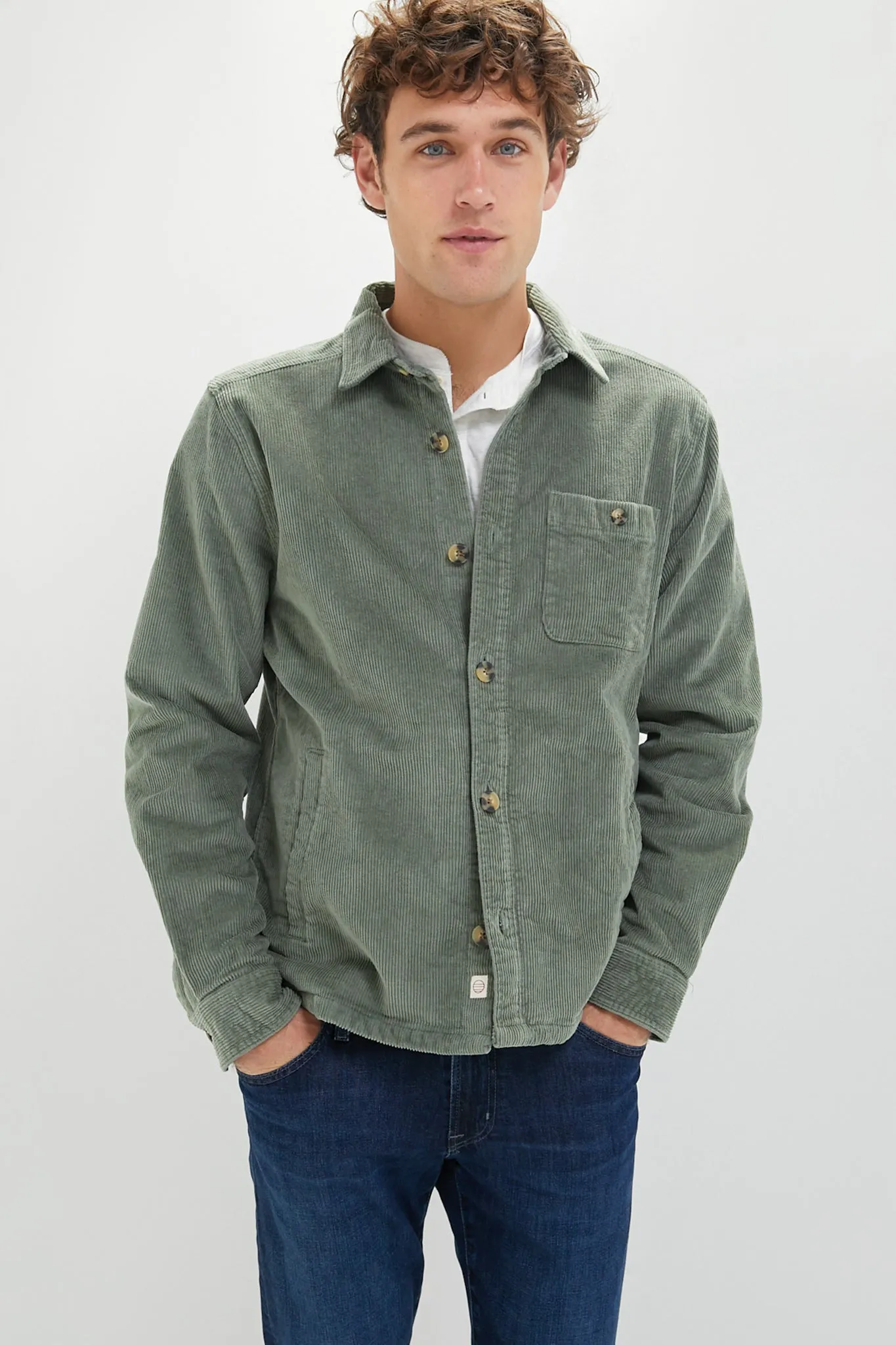 Mallard Green Max Broken in Overshirt sold by Tuckernuck