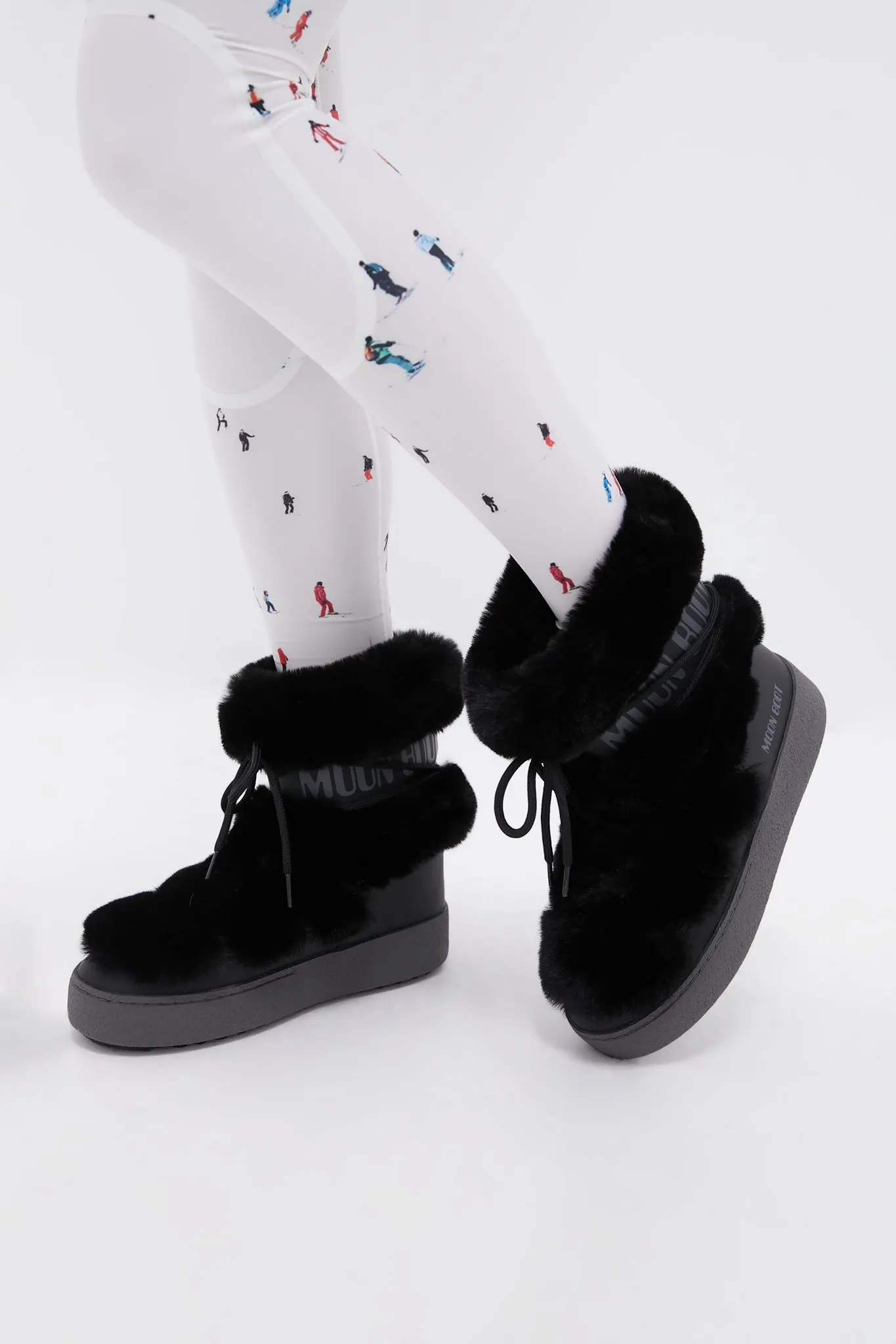 Black LTrack Faux Fur Boots sold by Tuckernuck product image thumbnail 5