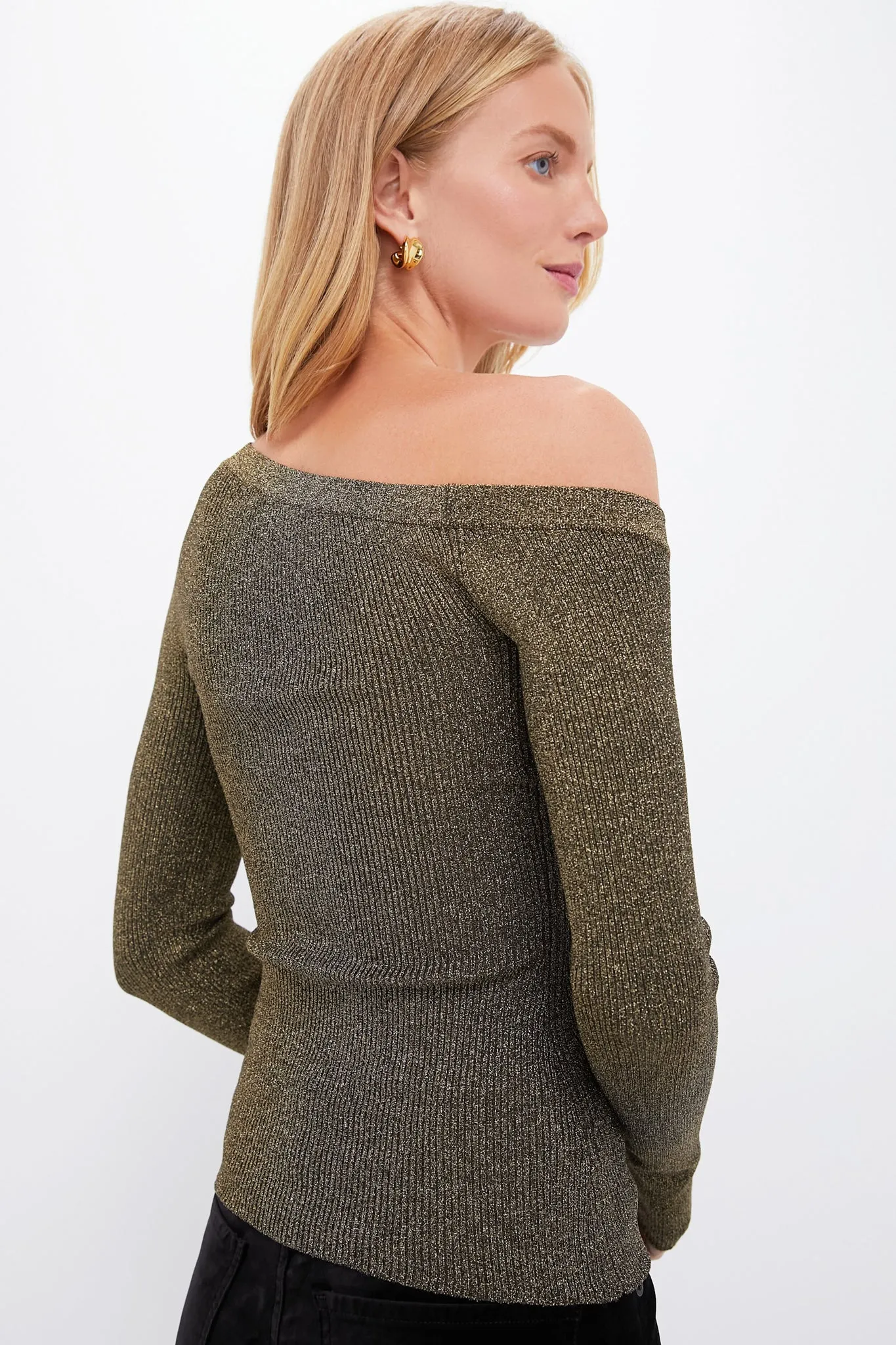 Metallic Gold Craftsman Sweater sold by Tuckernuck product image thumbnail 4