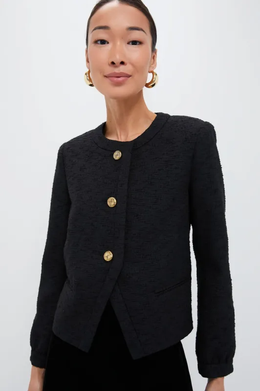 Black Tweed Sommers Jacket sold by Tuckernuck
