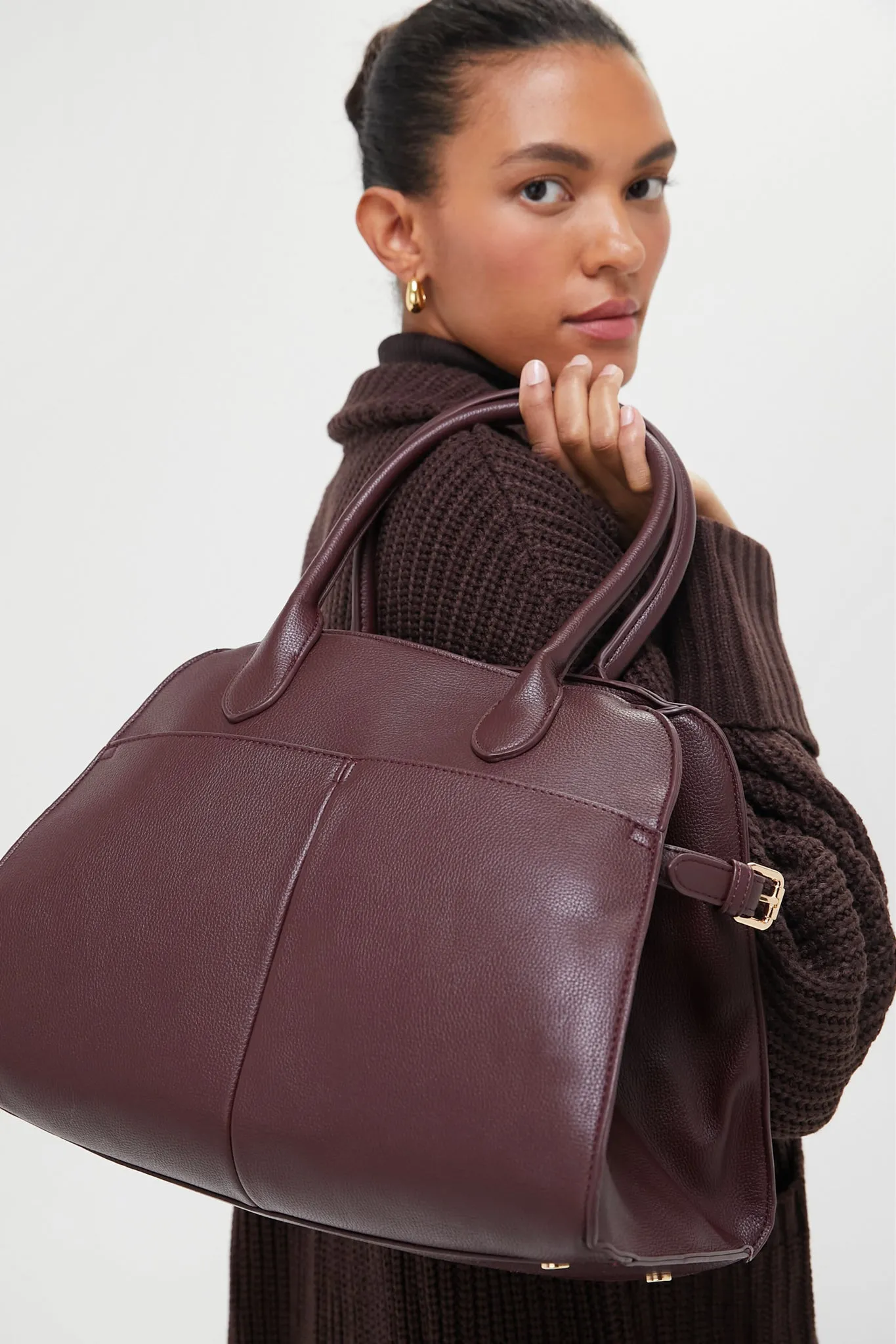 Burgundy Janice Bag sold by Tuckernuck product image thumbnail 2