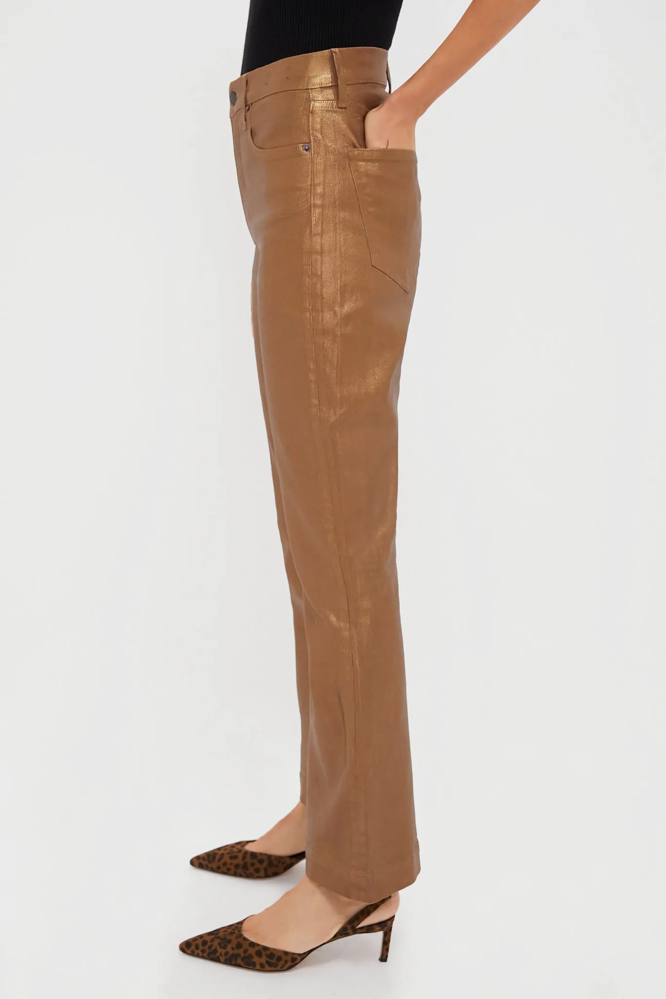 Antique Brass Carson Ankle Flare sold by Tuckernuck product image thumbnail 3