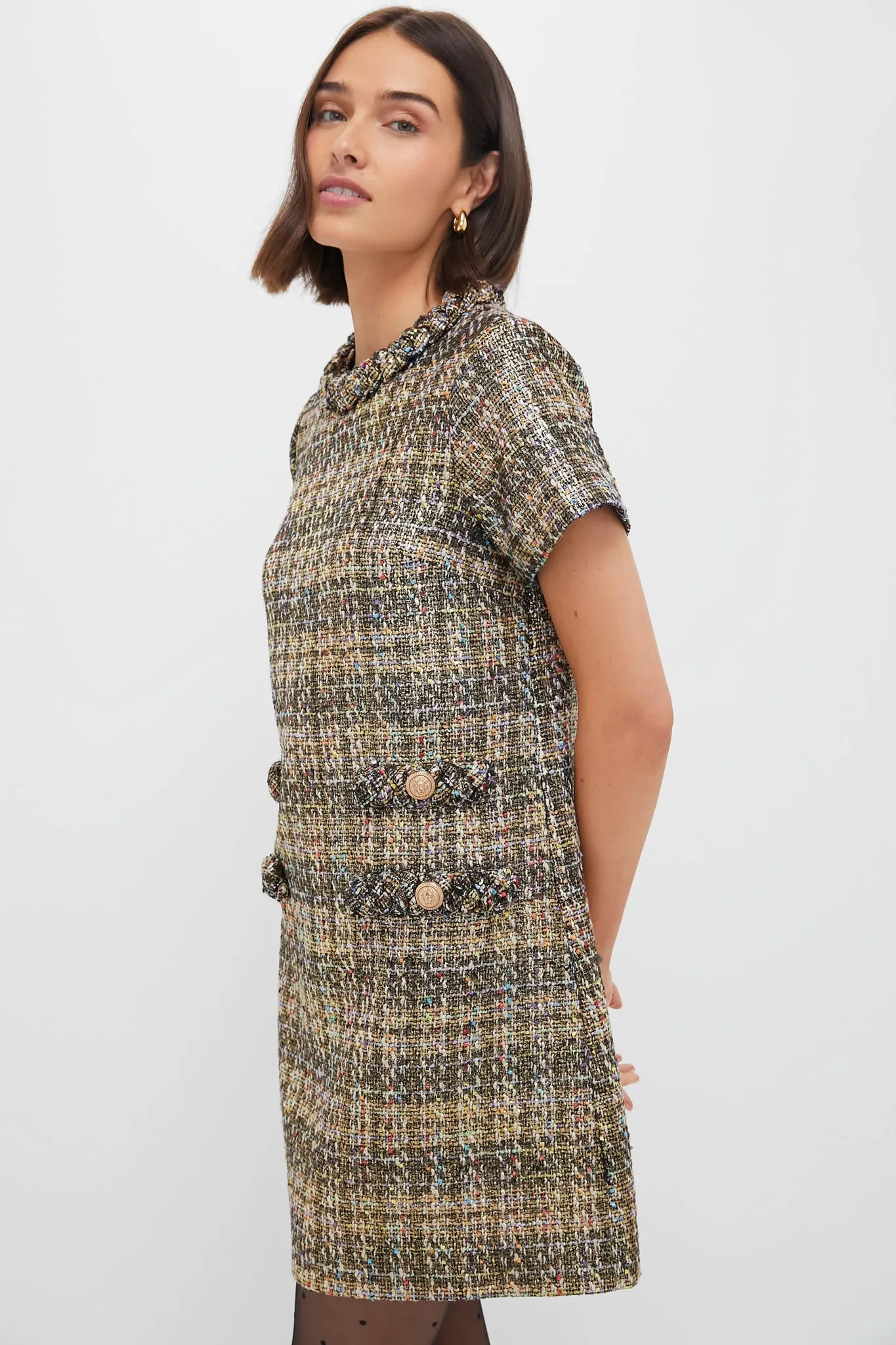 Multicolor Shimmer Tweed Jackie Dress sold by Tuckernuck product image thumbnail 4